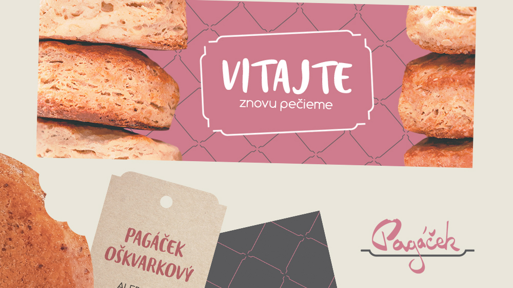 Branding a obalový dizajn pekárenských výrobkov značky Pagáček